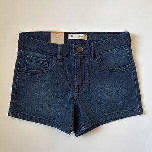 Levi's Youth Girls' Denim Shorts with Adjustable Waistband, New